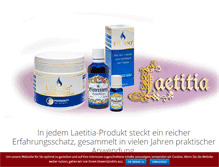 Tablet Screenshot of laetitia-naturprodukte.de